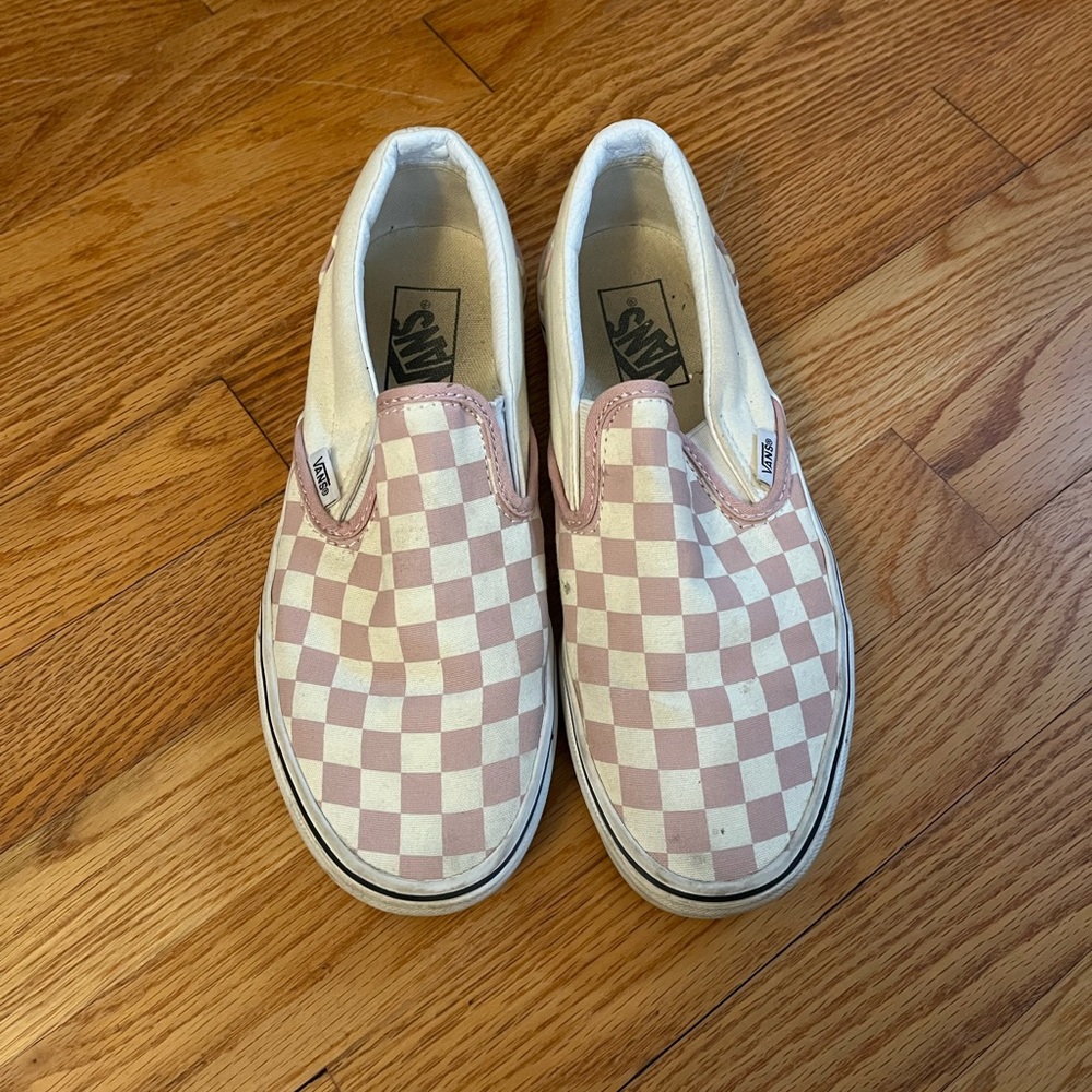 Vans checkered slip on